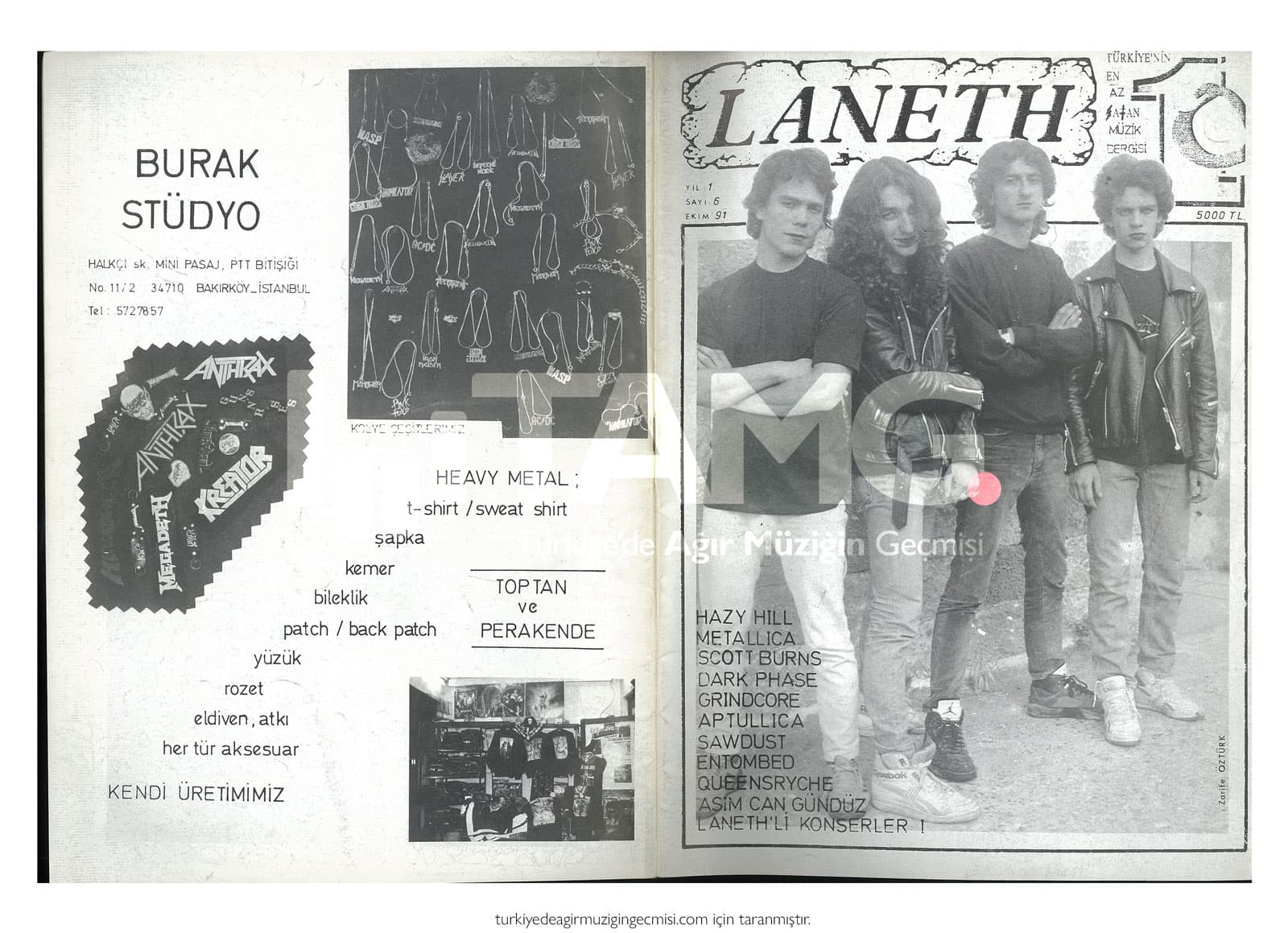 Laneth, sayı 6 | Mortal Visions, 10.1991